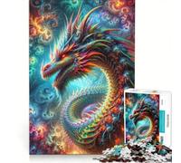 Puzzle de 1000 pièces pour Adultes L'Odyssée des Serpents Quantiques Jeux relaxants découpe de précision idéal pour la décoration de Bureau 50x75cm