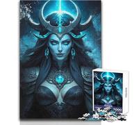 Puzzle de 1000 pièces pour Adultes - l'ombre d'un Ange déchu - Jeu éducatif - Défi Difficile - À Monter soi-même - Dimensions : 38x52cm