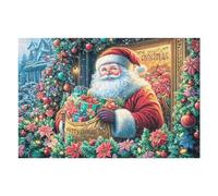 Puzzle De 1000 Pièces pour Adultes Loup Blanc Forêt Enneigée 75x50cm Motif Artistique Idéal pour Amateurs d'art Décoration Murale Œuvre Collectionnable Cadeau