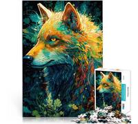 Puzzle de 1000 pièces pour Adultes Loup Difficile à réaliser mais Amusant et Humoristique Décoration d'intérieur et Cadeaux Uniques 52x38cm