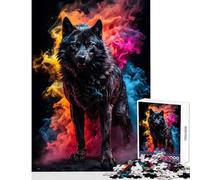 Puzzle de 1000 pièces pour Adultes Loup-Garou Décoration intérieure Jeu de Construction Chaque pièce est Unique Dimensions 38x52cm