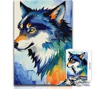 Puzzle de 1000 pièces pour Adultes - Loups et Esprit de la Nature - Idéal pour des Moments de détente - Découpe précise et de Haute qualité - Dimensions 38x26cm