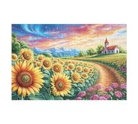 Puzzle De 1000 Pièces pour Adultes Lys dans Les Fleurs 1000 PCS 75x50cm Puzzle d'art Thérapie Idéal pour Santé Mentale Anti-Stress Régulation Émotionnelle Cadeau