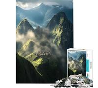 Puzzle de 1000 pièces pour Adultes Machu Picchu dans Les Nuages Activités ludiques à la Maison décoration et Jeu éducatif pour Les 14 Ans et Plus 50x75cm