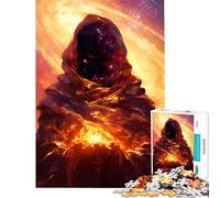 Puzzle de 1000 pièces pour Adultes Magic Nova Star Space God Jeu Familial Anti-Stress Exercice cérébral À partir de 14 Ans 38x26cm