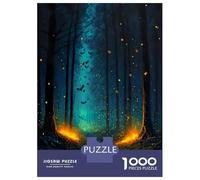 Puzzle De 1000 Pièces pour Adultes Magical Fairy Forest At Ni Puzzles pour Adultes - Jeu De Réflexion Amusant Et Humoristique, Difficile Et Stimulant 52x38cm/1000pcs