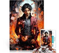 Puzzle de 1000 pièces pour Adultes Magicien Difficile à réaliser mais Amusant et Humoristique décoration Murale 38x26cm