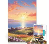 Puzzle de 1000 pièces pour Adultes Magnifique Paysage Naturel Ajustement Parfait Défi cérébral Artistique Jeu Amusant et Relaxant Cadeau d'anniversaire pour l'esprit (38x52cm)