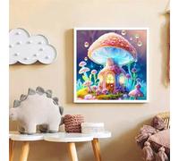 Puzzle de 1000 Pièces pour Adultes, Maison Champignon Puzzle pour Adultes 1000 pièces, Puzzles de Qualité Supérieure Coloré, Le Cadeau Parfait pour La Famille Et Les Amis