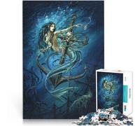 Puzzle de 1000 pièces pour Adultes Marée de la Mort Fabriqué en Carton Convient aux 14 Ans et Plus Beau Jeu de conceptionBeau Jeu de Conception Une œuvre d'art。Taille：38x52cm/14.96x20.47pouce