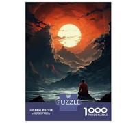 Puzzle De 1000 Pièces pour Adultes Meditation in Nature Puzzle Jouet Décoration Murale Une Œuvre d'art Cadeaux Uniques pour Anniversaire Et Noël 52x38cm/1000pcs