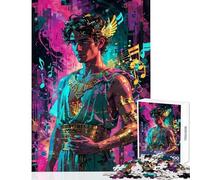 Puzzle de 1000 pièces pour Adultes Melodic Divinity︰ La Symphonie d'Orphée Jeu Impossible Défi Difficile Jouet à Monter soi-même Renforce l'amour Entre Les Couples (38x52cm)