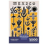 Puzzle De 1000 Pièces pour Adultes, Mexico Desert Flora, Expérience Puzzle Relaxante, Idée Cadeau Noël, Pièces Haute Qualité, 38x26cm/1000pcs