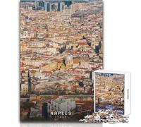 Puzzle de 1000 pièces pour Adultes, modèle Naples, Jeu éducatif Familial, pour Un Père Noël Secret Dimensions 38x26cm