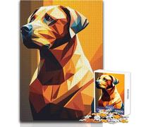 Puzzle de 1000 pièces pour Adultes Mon Chien Labrador Retriever - Casse-tête - Jeu Familial d'analyse et de logique - Jouet à Monter soi-même - Dimensions : 38x52cm