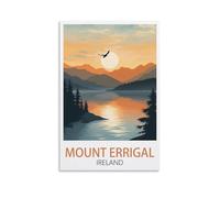 Puzzle de 1000 pièces pour Adultes, Mont Errigal, Irlande. Un Jeu Stimulant pour Toute la Famille, idéal pour Les Femmes et Les Hommes (52 x 38 cm).