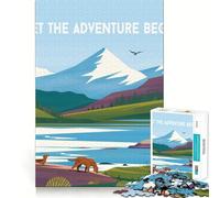 Puzzle de 1000 pièces pour Adultes Montana Perfect Cut,Jeu de Concentration Amusant,Cadeau paisible pour Un Anniversaire ou Un Loisir (38x52cm)