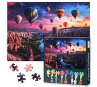 Puzzle de 1000 pièces pour adultes Montgolfières Puzzle pour adultes Cadeau Décoration de la maison Montgolfières Intelligence Puzzles pour jeux familiaux 50 cm x 70 cm