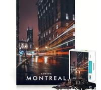 Puzzle de 1000 pièces pour Adultes,Montréal,Canada,Premium Edge Art,Casse-tête,Cadeau,Jeu Occasionnel,activité d'anniversaire (38x26cm)
