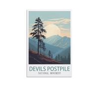 Puzzle de 1000 pièces pour Adultes - Monument National de Devils Postpile - Puzzle en Papier recyclé de 1000 pièces - Jeu Familial Amusant et Stimulant - Idée 38 x 52 cm