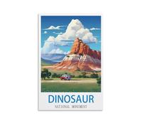Puzzle de 1000 pièces pour Adultes : Monument National des Dinosaures (50 x 70 cm). Jeu éducatif.