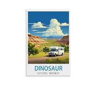 Puzzle de 1000 pièces pour Adultes - Monument National des Dinosaures - Niveau de difficulté : Impossible, Difficile, Amusant ! - 38 x 26 cm