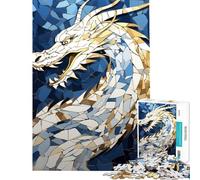 Puzzle de 1000 pièces pour Adultes mosaïque Artistique Difficile et Stimulant Jeu éducatif et Pratique pour Les 14 Ans et Plus 38x26cm