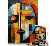 Puzzle de 1000 pièces pour Adultes Motif Abstrait de tristesse Renforce la mémoire, soulage Le Stress, qualité supérieure, Cadeau d'anniversaire (50x75cm)