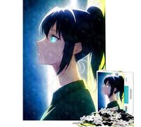 Puzzle de 1000 pièces pour Adultes Motif Aquarelle Fille réfléchie Jeu intellectuel Casse-tête Analyse et logique Cadeau pour Femmes et Hommes (38x52m)
