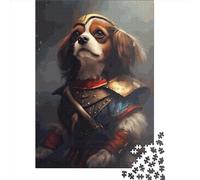 Puzzle de 1000 pièces pour adultes Motif Cavalier Dog Viking - Cadeaux de Noël - Puzzle en bois - Jeux de puzzle relaxants - Puzzle casse-tête (75 x 50 cm)