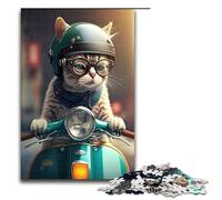 Puzzle de 1000 pièces pour Adultes Motif Chat Mignon Jeu intellectuel idéal comme Cadeau pour Toute la Famille 75x50cm