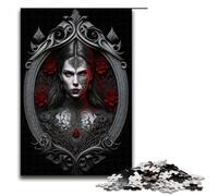 Puzzle de 1000 pièces pour Adultes Motif Femme au désir obscur Stimule Le Cerveau Jeu addictif pour cultiver la Patience 75x50cm