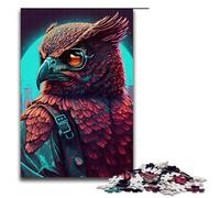Puzzle de 1000 pièces pour Adultes Motif Hibou cybernétique à Monter soi même Idéal comme Cadeau de Noël pour Les Adolescents de 14 Ans et Plus Dimensions 75x50cm