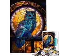 Puzzle de 1000 pièces pour Adultes Motif hiboux et Animaux Difficile et Stimulant décoration Murale à partir de 14 Ans (50x75cm)