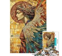 Puzzle de 1000 pièces pour Adultes Motif mosaïque d'anges Jeu de réflexion Cadeau d'assemblage pour Les Amis et la Famille (Taille 38x52cm)
