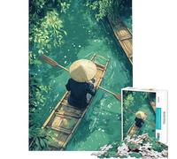 Puzzle de 1000 pièces pour Adultes Motif : Navigation sur des eaux tranquilles pour Un Anniversaire ou Noël (50x75cm)