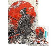 Puzzle de 1000 pièces pour Adultes Motif Peinture de samouraï Puzzle pour Adolescents découpe de précision entraînement du Cerveau et de la dextérité Manuelle Jouet éducatif (Taille 38x26cm)