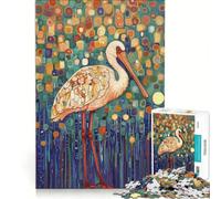 Puzzle de 1000 pièces pour Adultes Motif spatule Blanche Jeu Anti-Stress Difficile et Stimulant Design élégant 38x52cm