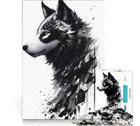 Puzzle de 1000 pièces pour Adultes Motif Splash Art Jeu de réflexion Stimulant idéal pour renforcer Les Liens du Couple 50x75cm