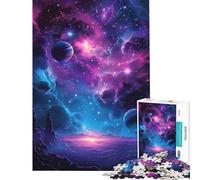 Puzzle de 1000 pièces pour Adultes Motif vectoriel Spatial Jeu intellectuel Jeu Familial Assemblage de Motifs (Taille 38x26cm)