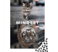 Puzzle de 1000 pièces pour Adultes, Motivation et développement Personnel, Puzzle carré en Bois, pièces Uniques, Jeu éducatif et Amusant, 1000 pièces (75 x 50 cm)