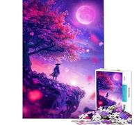 Puzzle de 1000 pièces pour Adultes « Murmures au Clair de Lune » Jeu éducatif et addictif pour cultiver la Patience Idée Cadeau Décoration d'intérieur (50x75cm)
