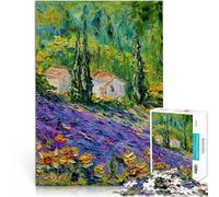 Puzzle de 1000 pièces pour Adultes Murmures de Provence Jouet éducatif d'apprentissage Liste de souhaits avec Le Père Noël 38x26cm