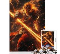 Puzzle de 1000 pièces pour Adultes Mythe Noir Jeu Manuel activités familiales Jouet Anti-Stress activité ludique pour réduire Le Stress (26x38cm)