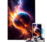Puzzle de 1000 pièces pour Adultes Naissance d'une planète Jeu intellectuel Jeu Impossible Apprentissage Cadeau éducatif Cadeau de Noël Secret (Taille 38x52cm)