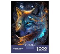 Puzzle De 1000 Pièces pour Adultes Nebula Wolf V5 Puzzle Adulte, Jeu De Réflexion, Défi Difficile À Terminer 70x50cm/1000pcs