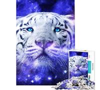 Puzzle de 1000 pièces pour Adultes Nébuleuse du Tigre Blanc Jeu Manuel de découpe de précision Activités Amusantes à la Maison (Dimensions 50x75cm)