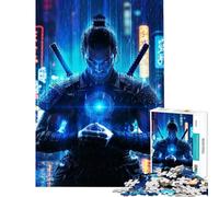 Puzzle de 1000 pièces pour Adultes Neon Shinobi Puzzle de 1000 pièces Jouet de décoration Murale activités familiales Jeu éducatif pour Toute la Famille (38x52cm)