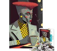 Puzzle de 1000 pièces pour Adultes Nous Aimons Le café ! Stimulez Votre Cerveau passez Le Temps à la Maison Jeux familiaux pour Les 14 Ans et Plus (50x75cm)