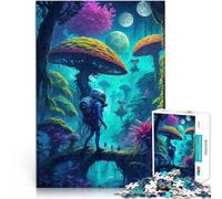 Puzzle de 1000 pièces pour Adultes Oasis Extraterrestre surréaliste Impossible Activités Amusantes à la Maison, Cadeaux d'anniversaire, Cadeaux de Voyage, 75x50cm